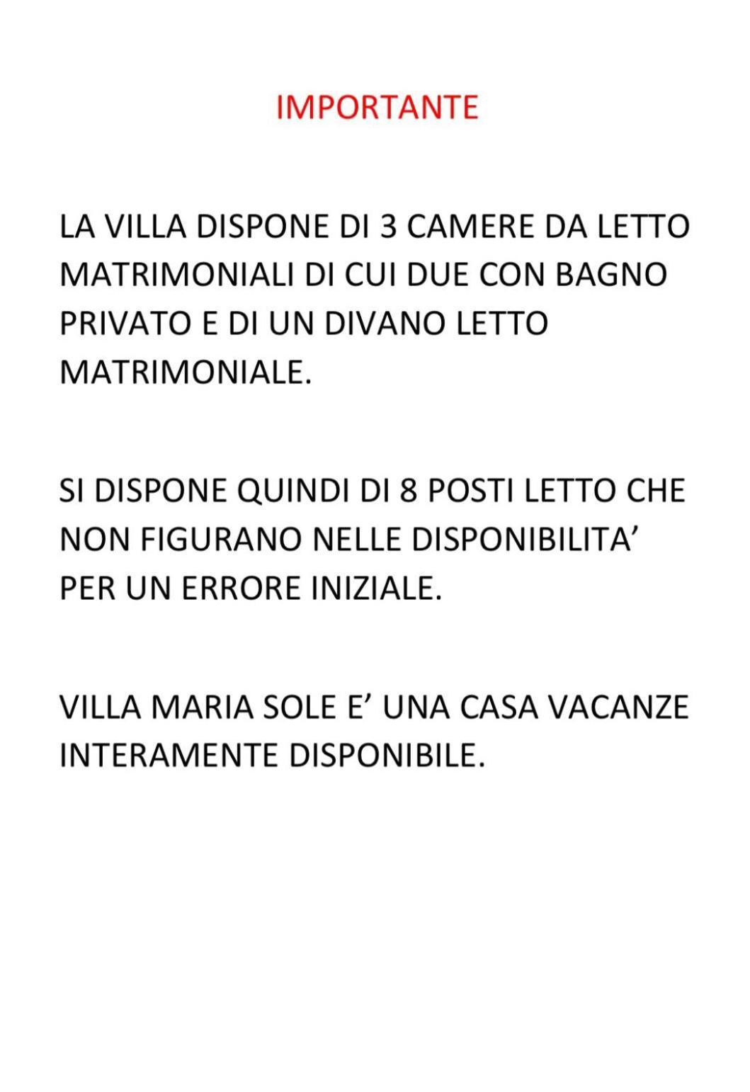 Villa Maria Sole 斯卡法蒂 外观 照片